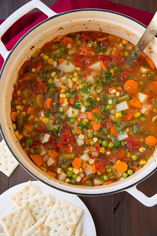 Vegetable Soup - Cooking Classy
