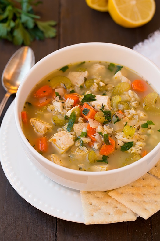 Chicken and Barley Soup | Cooking Classy