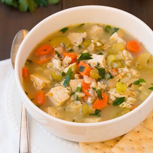 Chicken and Barley Soup - Cooking Classy