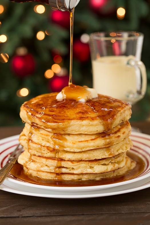 Eggnog Pancakes | Cooking Classy