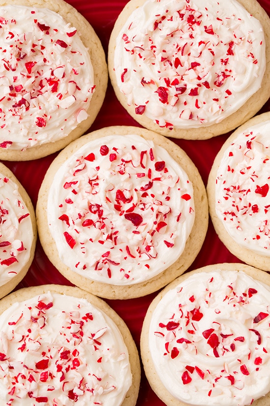 Peppermint Sugar Cookies with Cream Cheese Frosting | Cooking Classy