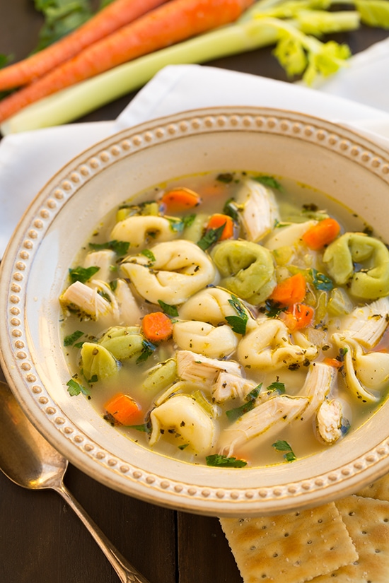 Tortellini Chicken Noodle Soup | Cooking Classy