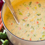 Cheddar Broccoli Potato Soup