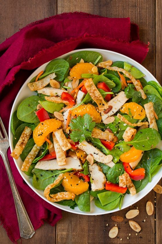Mandarin Orange Salad (with Chicken!) Cooking Classy