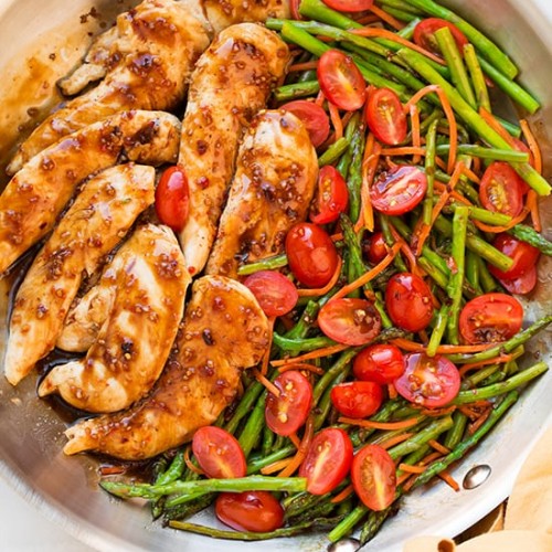 Balsamic Vinegar Honey Balsamic Sheet Pan Chicken Sheet-Pan