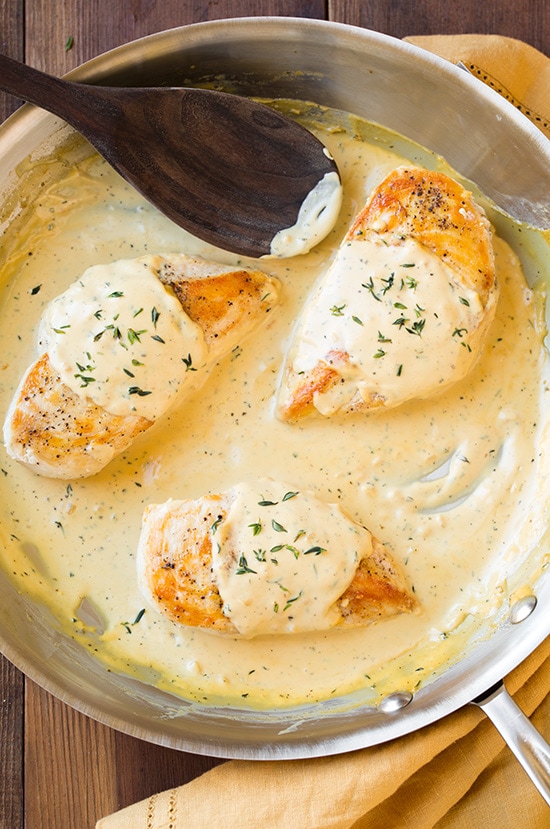 Skillet Chicken with Mustard Cream Sauce | Cooking Classy