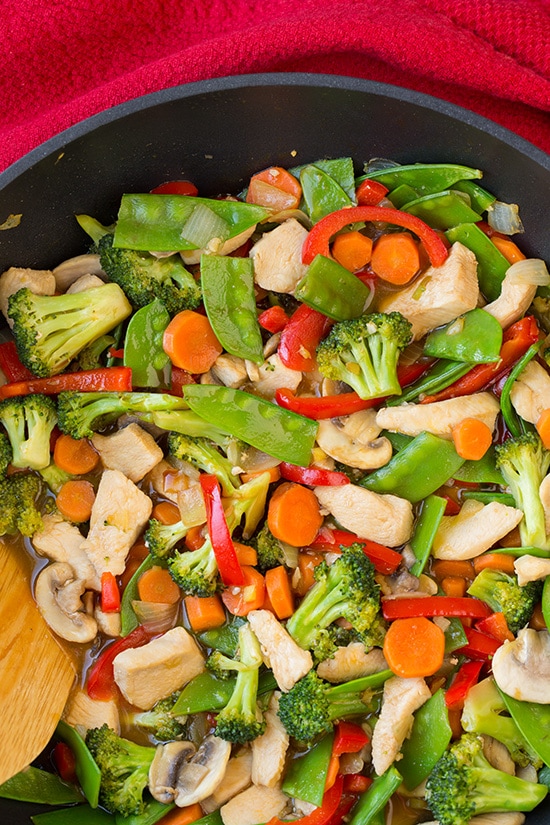 Healthy Chicken and Vegetable Stir Fry Recipe Cooking Classy
