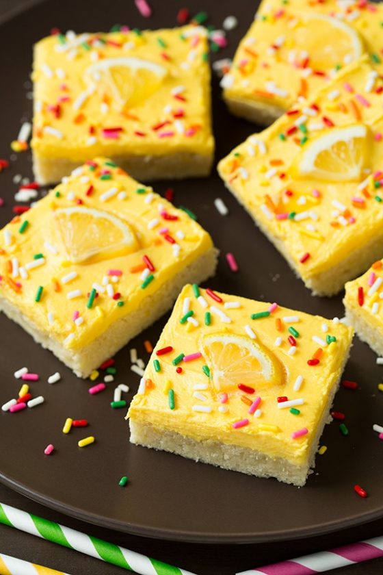 Lemon Sugar Cookie Bars Cooking Classy