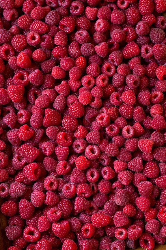 fresh raspberries 