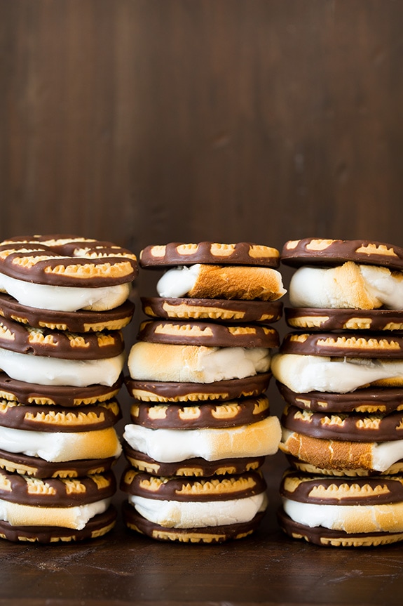 Fudge Striped S'mores | Cooking Classy