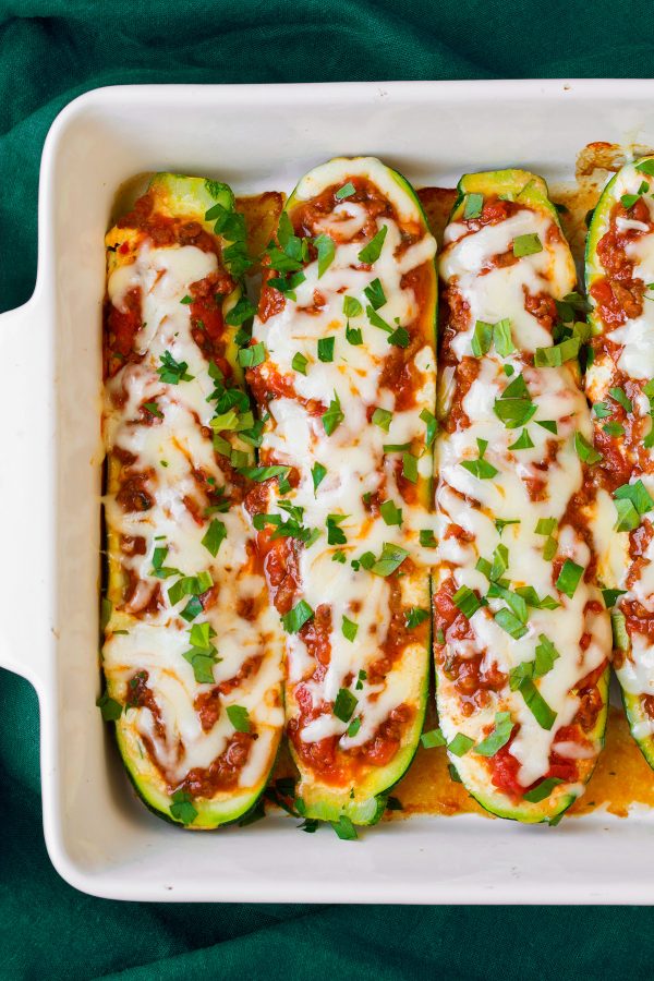 LasagnaStuffed Zucchini Boats Recipe Cooking Classy