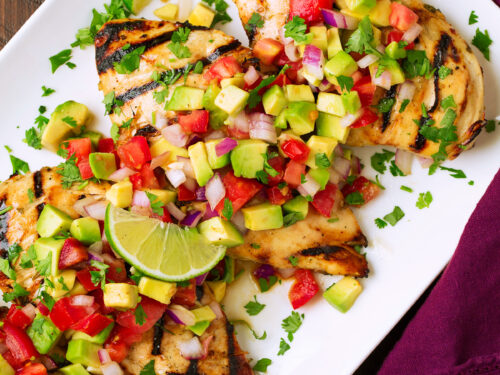 Cilantro Lime Chicken With Avocado Salsa Cooking Classy