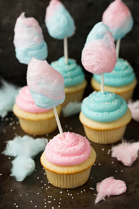Cotton Candy Cupcakes | Cooking Classy
