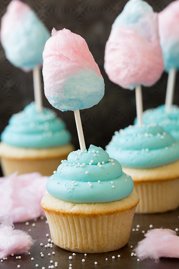 Cotton Candy Cupcakes | Cooking Classy