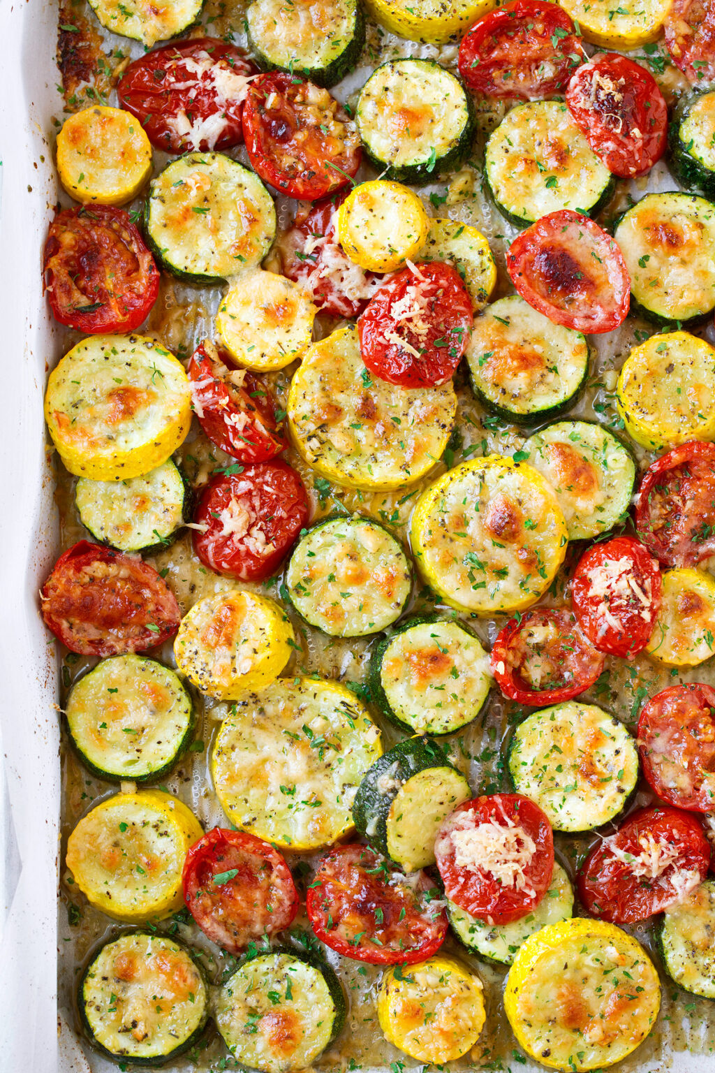 Roasted GarlicParmesan Zucchini, Squash and Tomatoes Cooking Classy