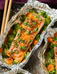 Baked Salmon In Foil With Asparagus Cooking Classy