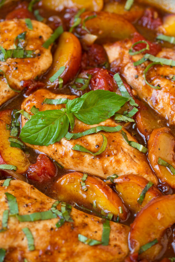 Peach Chicken {with Balsamic} Cooking Classy