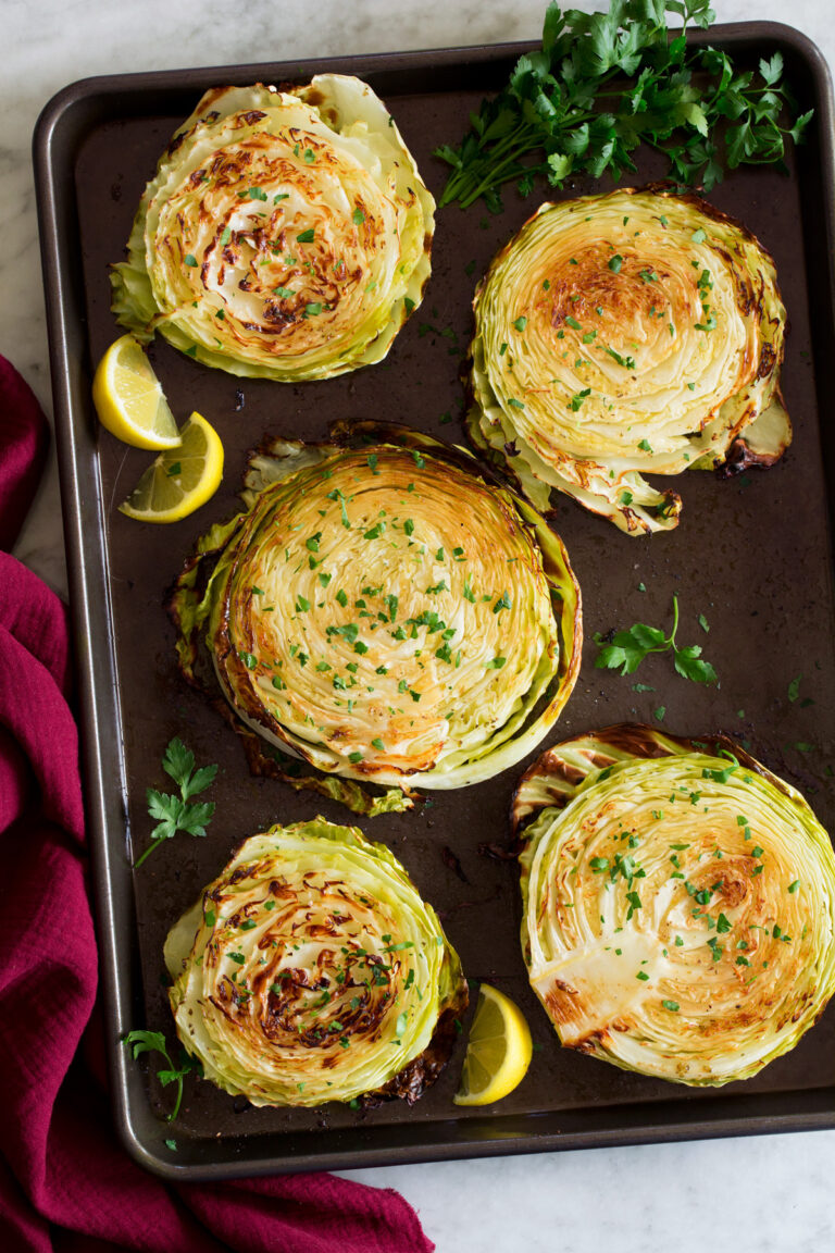Roasted Cabbage Steaks Cooking Classy