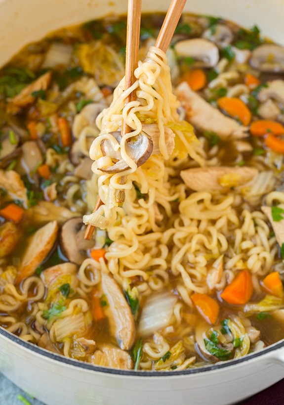 Asian Chicken Noodle Soup | Cooking Classy