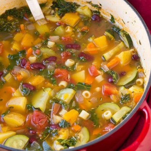 Autumn Minestrone Soup - Cooking Classy
