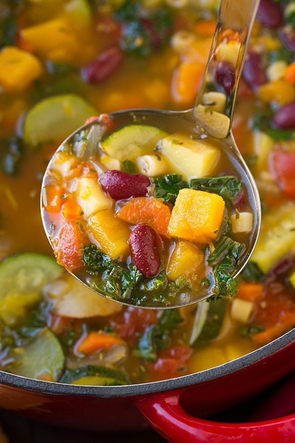 Autumn Minestrone Soup | Cooking Classy