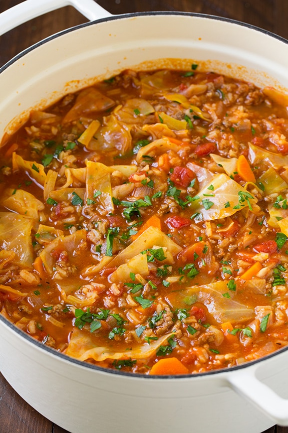 Cabbage Roll Soup Cooking Classy