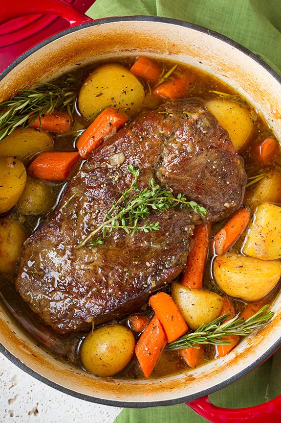 Cataract Ouderling handicap Classic Pot Roast with Potatoes and Carrots - Cooking Classy