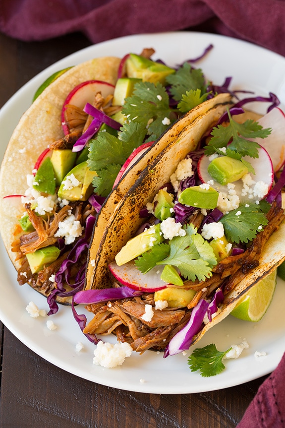 Slow Cooker Pork Tacos Recipe (So Easy!) Cooking Classy