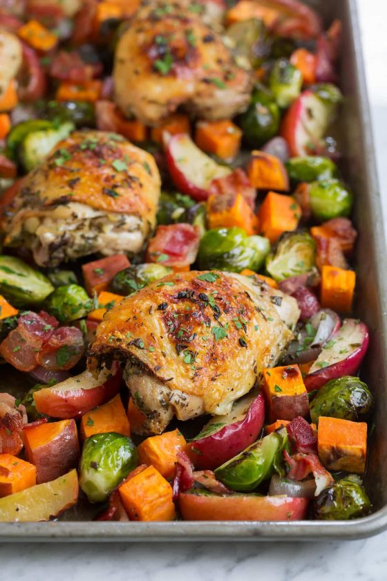 Autumn Chicken Dinner Recipe {One Pan!} Cooking Classy