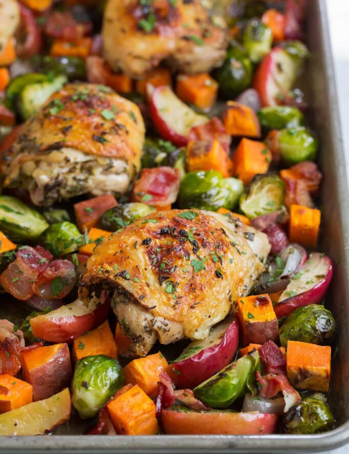 Chicken & Sweet Potato Sheet Pan Dinner Cooking Classy