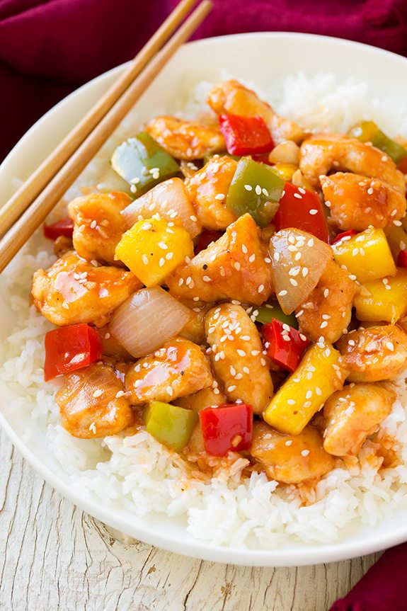 Lighter Sweet and Sour Chicken | Cooking Classy