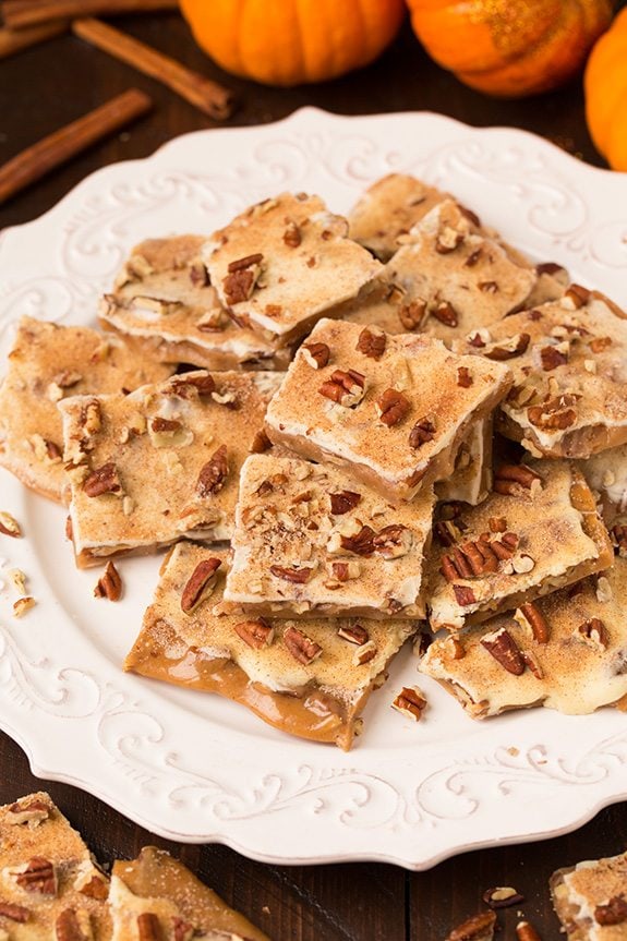 Pumpkin Spice Toffee from Sally's Candy Addiction Cookbook | Cooking Classy