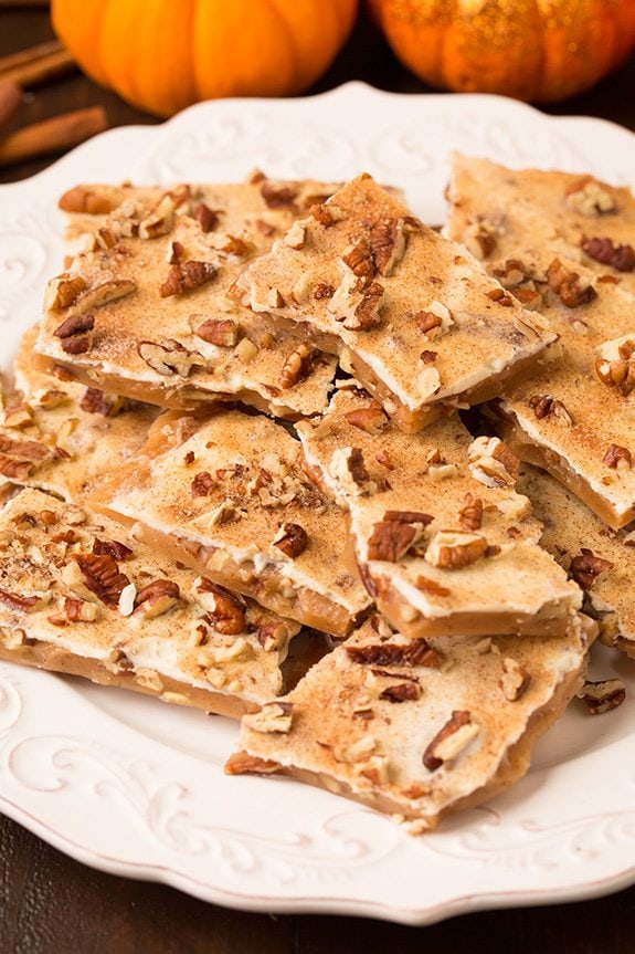 Pumpkin Spice Toffee from Sally's Candy Addiction Cookbook | Cooking Classy