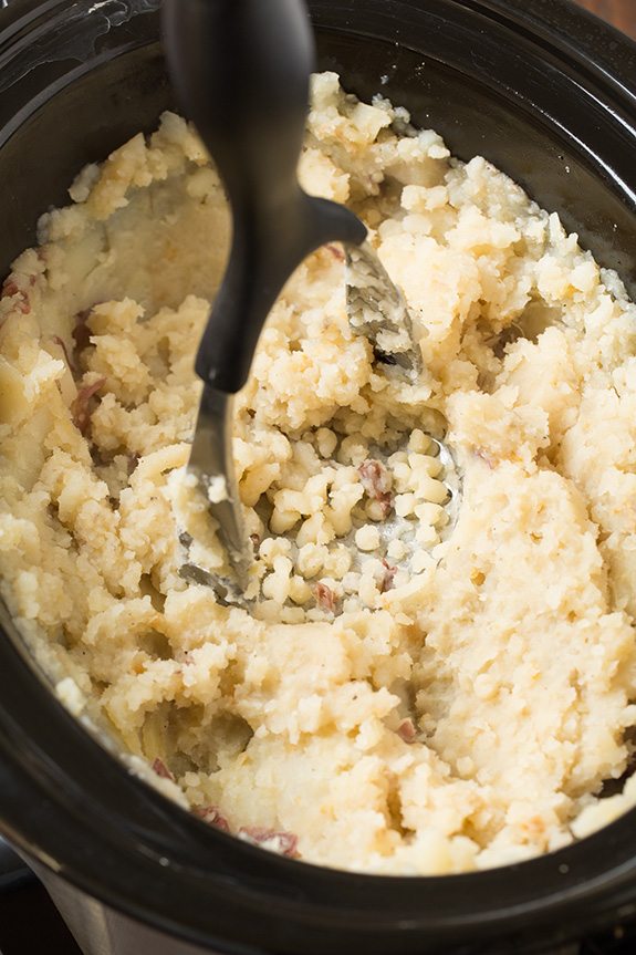 Slow Cooker Creamy Garlic Mashed Potatoes Cooking Classy