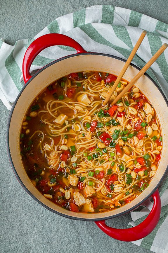Spicy Kung Pao Ramen - Cooking Classy