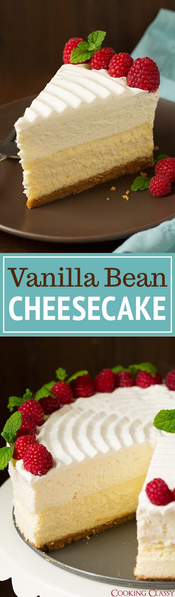 Vanilla Bean Cheesecake {Cheesecake Factory Copycat} Cooking Classy
