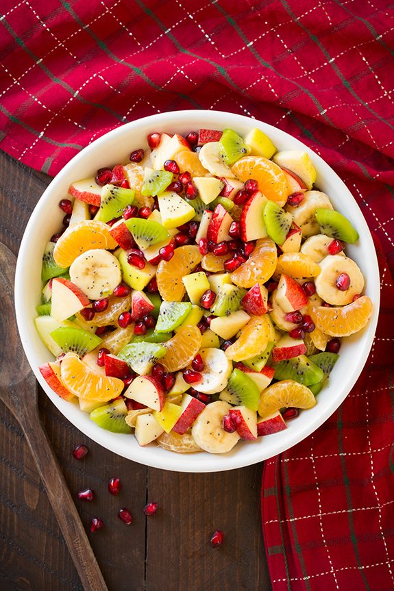 Winter Fruit Salad with Lemon Poppy Seed Dressing | Cooking Classy