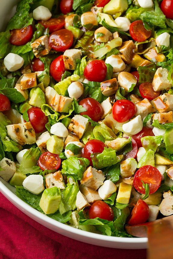 Caprese Chicken and Avocado Chopped Salad | Cooking Classy