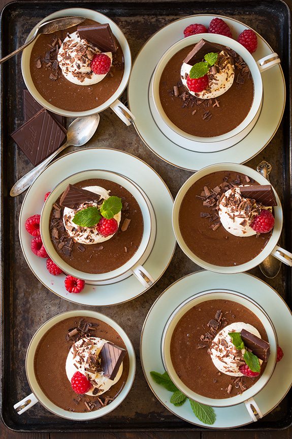 Chocolate Pots de Creme | Cooking Classy