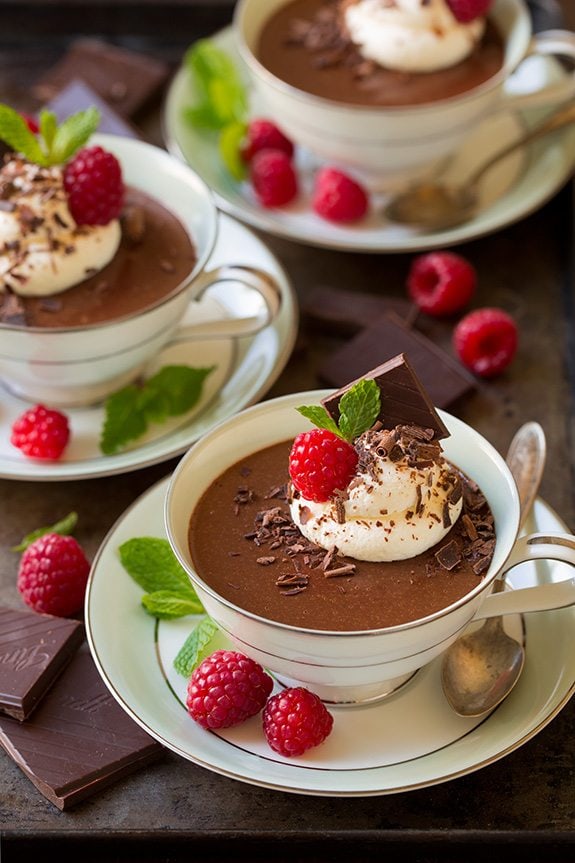 Chocolate Pots de Creme | Cooking Classy