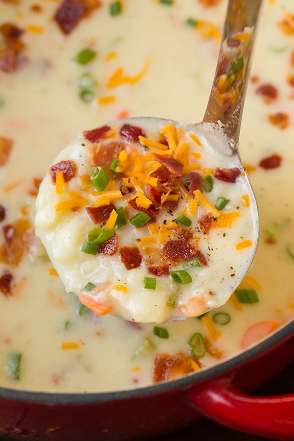Creamy Potato Soup - Cooking Classy