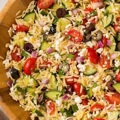Image result for greek orzo salad