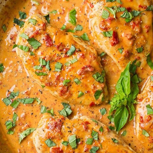 Sun Dried Tomato Chicken {Creamy Sauce} Cooking Classy