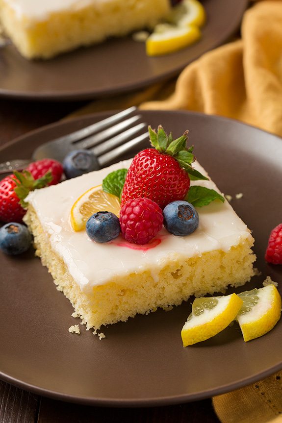 Lemon Sheet Cake | Cooking Classy