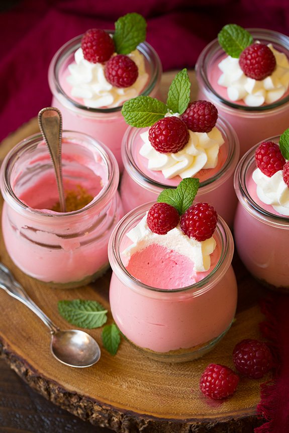 Raspberry Cheesecake Mousse | Cooking Classy