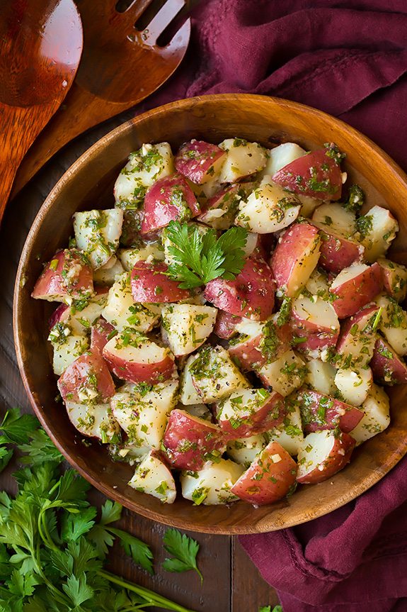 Garlic Herb Potato Salad | Cooking Classy