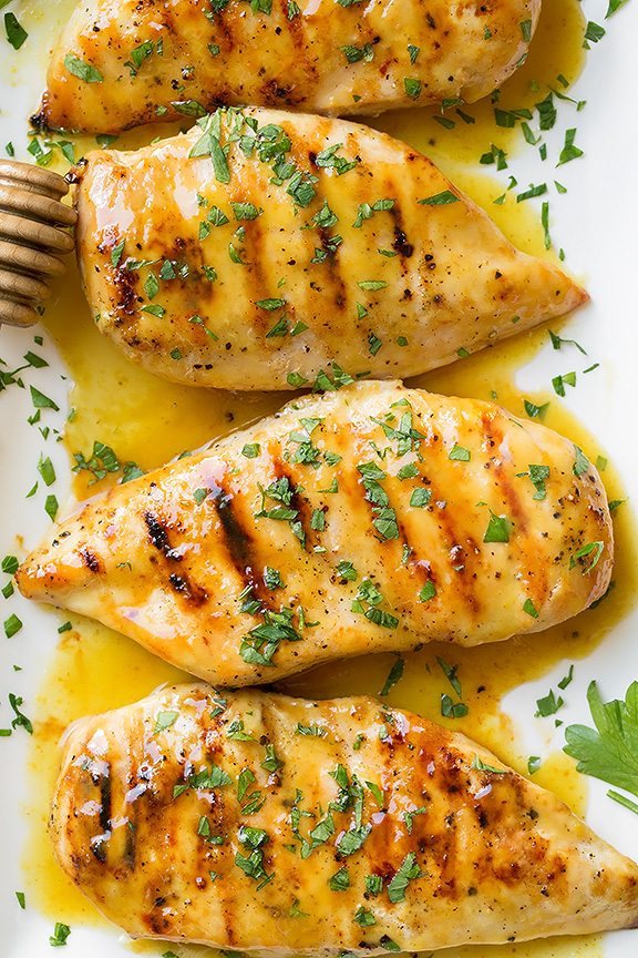 Grilled Chicken with Honey Mustard Glaze | Cooking Classy