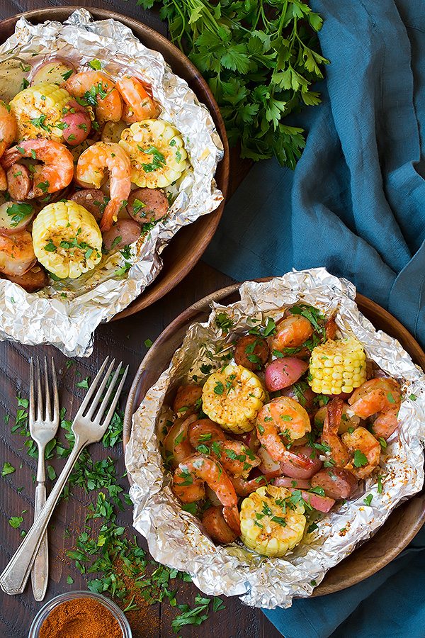 Grilled Shrimp Foil Packets Cooking Classy,Substitute For Cornstarch In Cookies