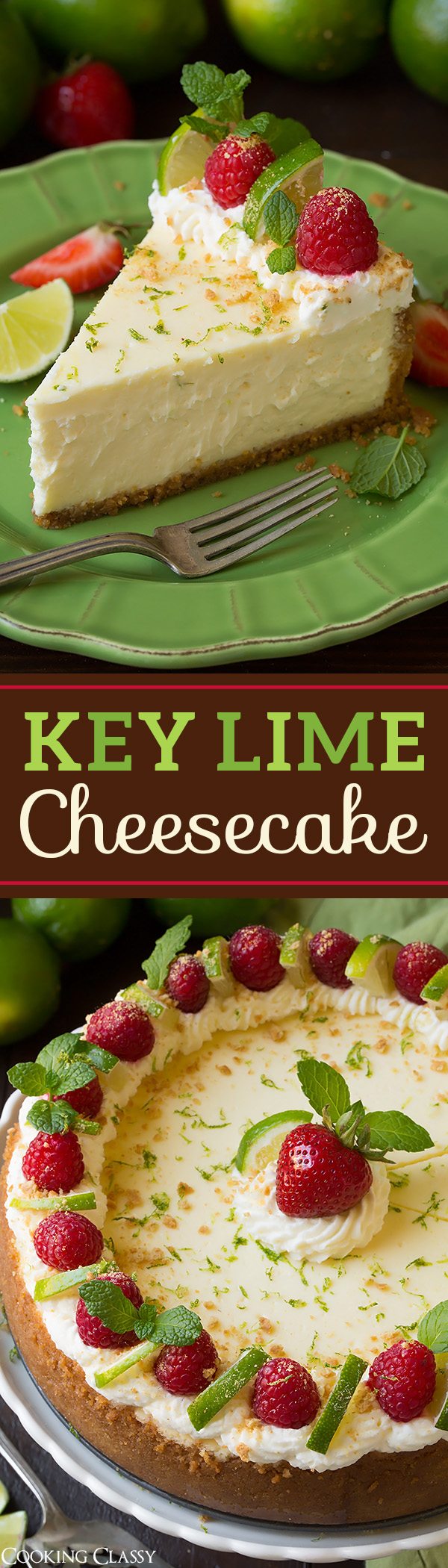 Key Lime Cheesecake Cooking Classy