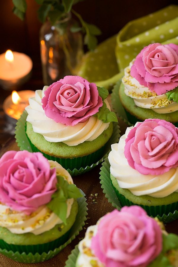 Pistachio Cupcakes | Cooking Classy